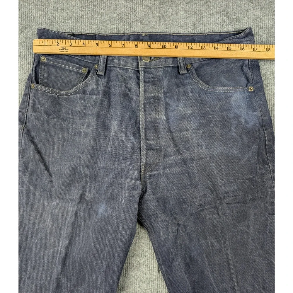 Levis 501 XX Jeans Mens 36x30 Indigo Blue Denim 34x27 Actual Classic Cotton Fade
